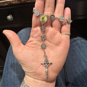 Franciscan Chaplet Stainless Steel Icon Prayer Hand Beads